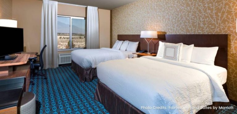 Queen Beds Fairfield Inn and Suites by Marriott Palm Desert CA